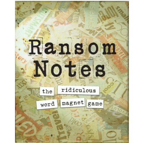 Ransom Notes - Juego De Fiesta Con Imanes De Palabras Ridículas Para 3 A 6 Jugadores, Hilarante Y Fácil De Aprender
